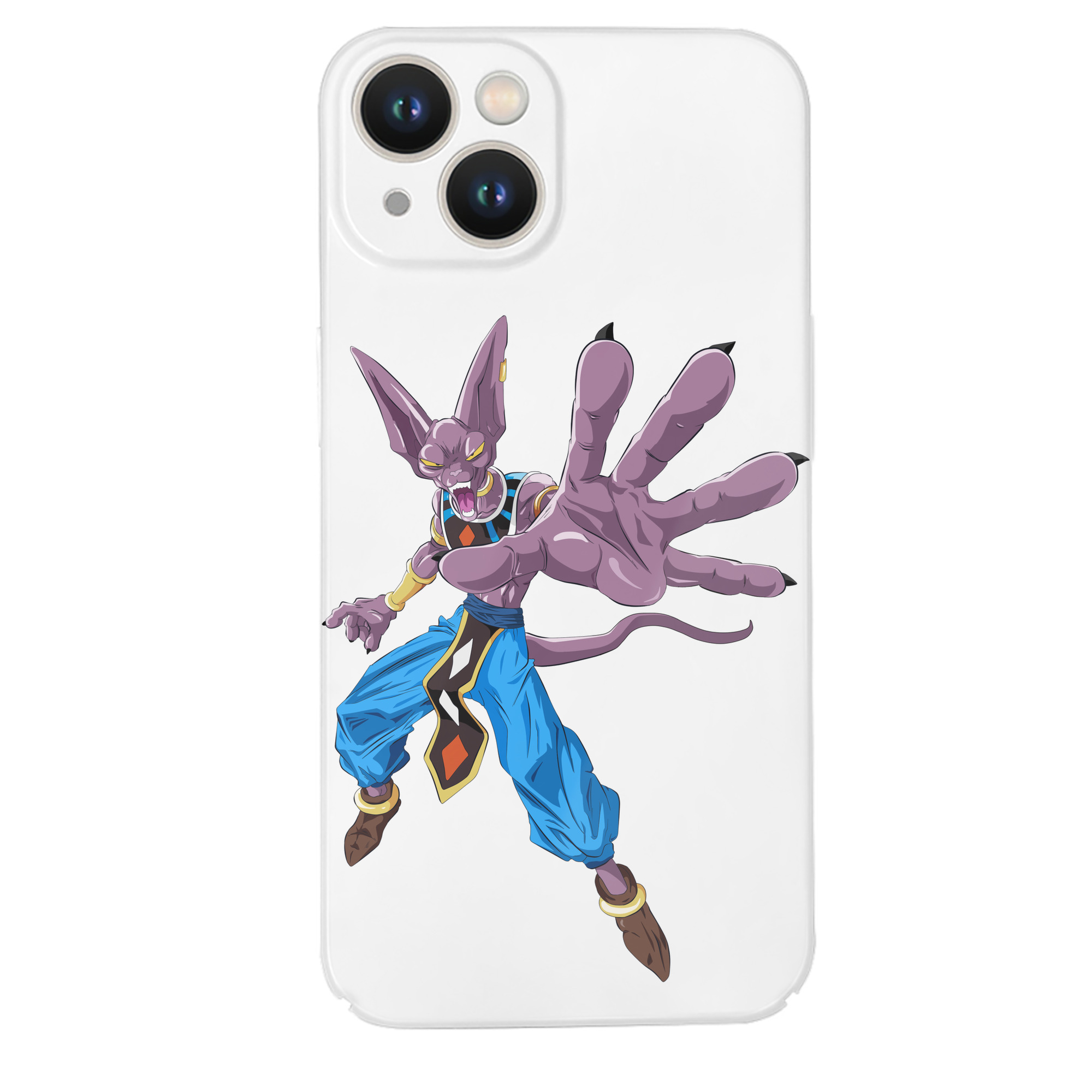（画像用） ドラゴンボール ビルス 破壊神ビルス DRAGON BALL Beerus Birusu 【iPhone 14シリーズ対応】ハードケース